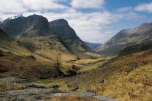 bij bridge of orchy, de Schotse hooglanden, West Highland way wandelroutes
