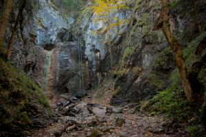 Piecky canyon Slovak Paradise hiking trails Slovakia