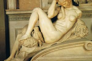 Michelangelo, Cappelle Medicee, ( nieuwe Sacristie van de San Lorenzo) wandelroutes Toscane Italie