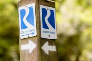 markering Rheinsteig wandelroutes Duitsland